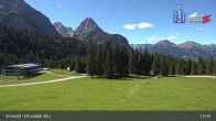 Archiv Foto Webcam Sicht auf das Kinderland an der Ehrwalder Alm 12:00