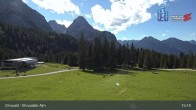 Archiv Foto Webcam Sicht auf das Kinderland an der Ehrwalder Alm 14:00