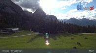 Archiv Foto Webcam Sicht auf das Kinderland an der Ehrwalder Alm 16:00