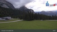 Archiv Foto Webcam Sicht auf das Kinderland an der Ehrwalder Alm 18:00