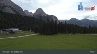 Archiv Foto Webcam Sicht auf das Kinderland an der Ehrwalder Alm 16:00