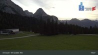 Archived image Webcam View of Ehrwalder Alm 18:00