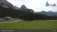 Archiv Foto Webcam Sicht auf das Kinderland an der Ehrwalder Alm 12:00