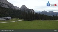 Archiv Foto Webcam Sicht auf das Kinderland an der Ehrwalder Alm 16:00