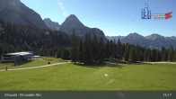 Archiv Foto Webcam Sicht auf das Kinderland an der Ehrwalder Alm 14:00