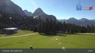 Archiv Foto Webcam Sicht auf das Kinderland an der Ehrwalder Alm 14:00