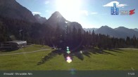 Archiv Foto Webcam Sicht auf das Kinderland an der Ehrwalder Alm 16:00