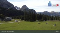 Archiv Foto Webcam Sicht auf das Kinderland an der Ehrwalder Alm 12:00