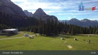 Archiv Foto Webcam Sicht auf das Kinderland an der Ehrwalder Alm 14:00