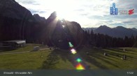 Archiv Foto Webcam Sicht auf das Kinderland an der Ehrwalder Alm 16:00