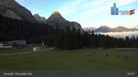 Archiv Foto Webcam Sicht auf das Kinderland an der Ehrwalder Alm 07:00