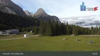 Archiv Foto Webcam Sicht auf das Kinderland an der Ehrwalder Alm 08:00