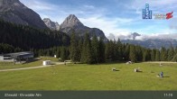 Archiv Foto Webcam Sicht auf das Kinderland an der Ehrwalder Alm 10:00