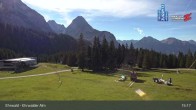 Archiv Foto Webcam Sicht auf das Kinderland an der Ehrwalder Alm 14:00