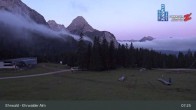 Archiv Foto Webcam Sicht auf das Kinderland an der Ehrwalder Alm 06:00