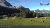Archiv Foto Webcam Sicht auf das Kinderland an der Ehrwalder Alm 08:00