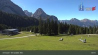 Archiv Foto Webcam Sicht auf das Kinderland an der Ehrwalder Alm 12:00