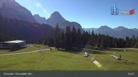 Archiv Foto Webcam Sicht auf das Kinderland an der Ehrwalder Alm 14:00