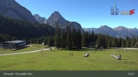 Archiv Foto Webcam Sicht auf das Kinderland an der Ehrwalder Alm 12:00