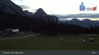 Archived image Webcam View of Ehrwalder Alm 02:00