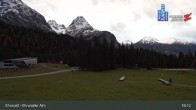 Archiv Foto Webcam Sicht auf das Kinderland an der Ehrwalder Alm 02:00