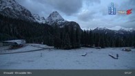 Archiv Foto Webcam Sicht auf das Kinderland an der Ehrwalder Alm 06:00