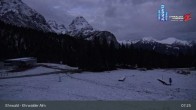 Archiv Foto Webcam Sicht auf das Kinderland an der Ehrwalder Alm 06:00