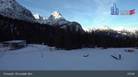 Archiv Foto Webcam Sicht auf das Kinderland an der Ehrwalder Alm 07:00