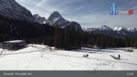 Archiv Foto Webcam Sicht auf das Kinderland an der Ehrwalder Alm 12:00