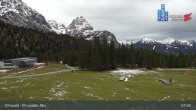 Archiv Foto Webcam Sicht auf das Kinderland an der Ehrwalder Alm 07:00
