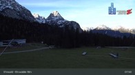 Archiv Foto Webcam Sicht auf das Kinderland an der Ehrwalder Alm 07:00