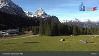 Archiv Foto Webcam Sicht auf das Kinderland an der Ehrwalder Alm 08:00
