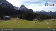 Archiv Foto Webcam Sicht auf das Kinderland an der Ehrwalder Alm 12:00