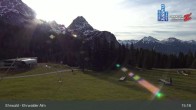 Archiv Foto Webcam Sicht auf das Kinderland an der Ehrwalder Alm 14:00