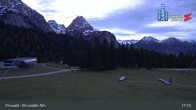 Archiv Foto Webcam Sicht auf das Kinderland an der Ehrwalder Alm 04:00