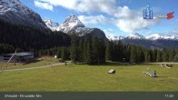 Archiv Foto Webcam Sicht auf das Kinderland an der Ehrwalder Alm 10:00