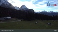 Archiv Foto Webcam Sicht auf das Kinderland an der Ehrwalder Alm 14:00