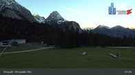 Archived image Webcam View of Ehrwalder Alm 06:00