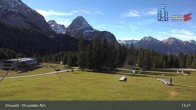 Archived image Webcam View of Ehrwalder Alm 12:00