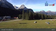 Archiv Foto Webcam Sicht auf das Kinderland an der Ehrwalder Alm 08:00