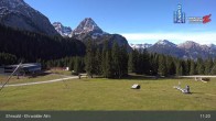 Archiv Foto Webcam Sicht auf das Kinderland an der Ehrwalder Alm 10:00