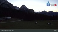 Archiv Foto Webcam Sicht auf das Kinderland an der Ehrwalder Alm 04:00
