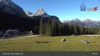 Archiv Foto Webcam Sicht auf das Kinderland an der Ehrwalder Alm 08:00