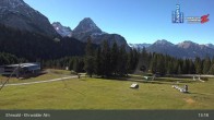 Archiv Foto Webcam Sicht auf das Kinderland an der Ehrwalder Alm 12:00