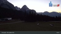 Archiv Foto Webcam Sicht auf das Kinderland an der Ehrwalder Alm 16:00