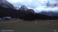 Archiv Foto Webcam Sicht auf das Kinderland an der Ehrwalder Alm 04:00
