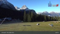 Archiv Foto Webcam Sicht auf das Kinderland an der Ehrwalder Alm 08:00