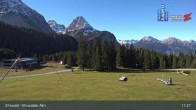 Archiv Foto Webcam Sicht auf das Kinderland an der Ehrwalder Alm 10:00