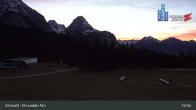 Archiv Foto Webcam Sicht auf das Kinderland an der Ehrwalder Alm 02:00