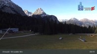 Archiv Foto Webcam Sicht auf das Kinderland an der Ehrwalder Alm 08:00